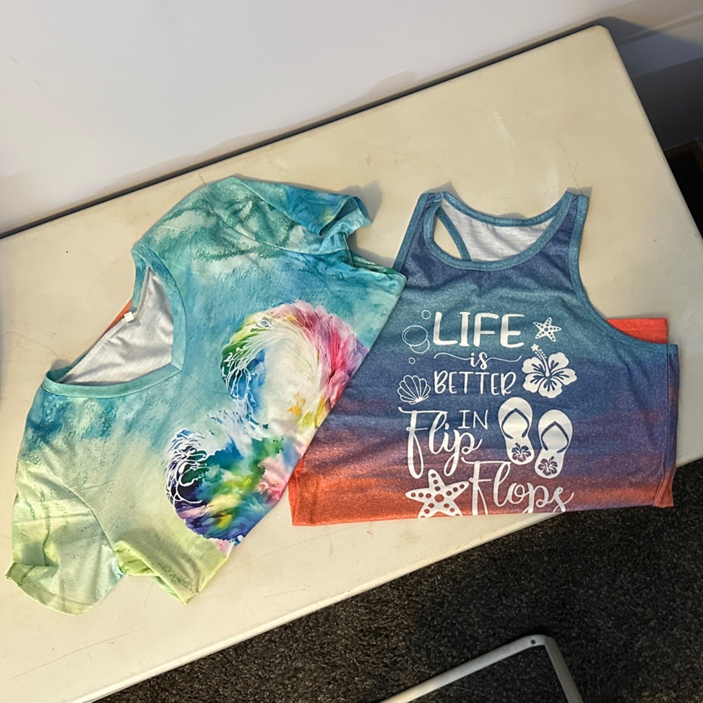 Colorful Tie-Dye Short Sleeve Tee